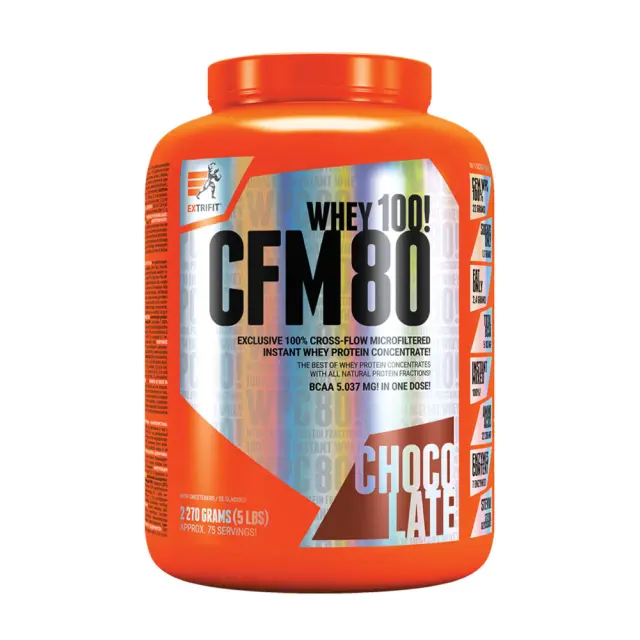 Extrifit CFM Instant Whey 80 chocolate, 2270-g