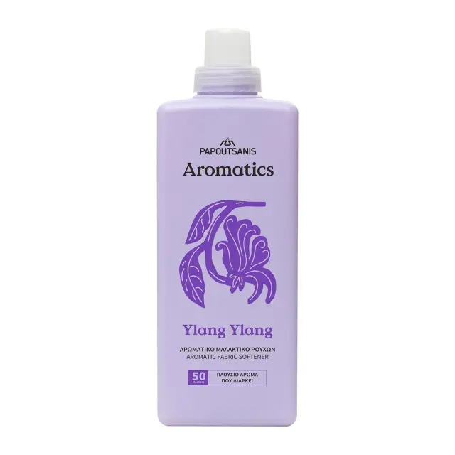Papoutsanis Aromatics Ylang Ylang Μαλακτικό Ρούχων, 50μεζούρες (1000ml)