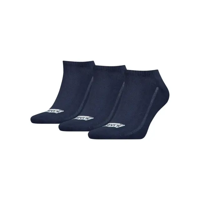 Levi's Ανδρικές Κάλτσες Σοσόνια Low Cut Batwing Logo - 3 Ζεύγη, Χρώμα Navy