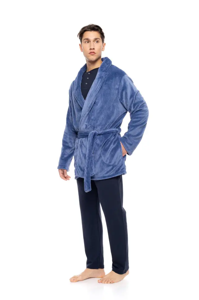 WN-M260 - Cosmos Blue - ROBE SOFT STRIPES NOS 3