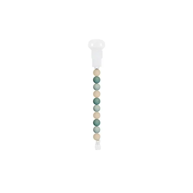 Κλιπ Πιπίλας-Μασητικό Nattou Silicon Πράσινο-Μπεζ N876490