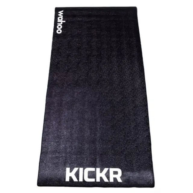 WahooFitness WFKICKRMAT antistatic floor mat Black Rubber