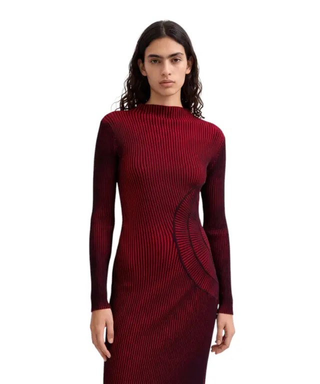 Desigual - Γυναικείο Μακρύ Φόρεμα Bloody 26WWVF03-3029 Κόκκινο - M