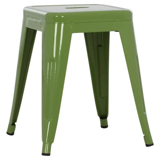 ΣΚΑΜΠΟ ΜΕΤΑΛΛΙΚΟ FB90096.53 ΣΕ LIGHT OLIVE GREEN ΧΡΩΜΑ 37x37x45Υεκ.