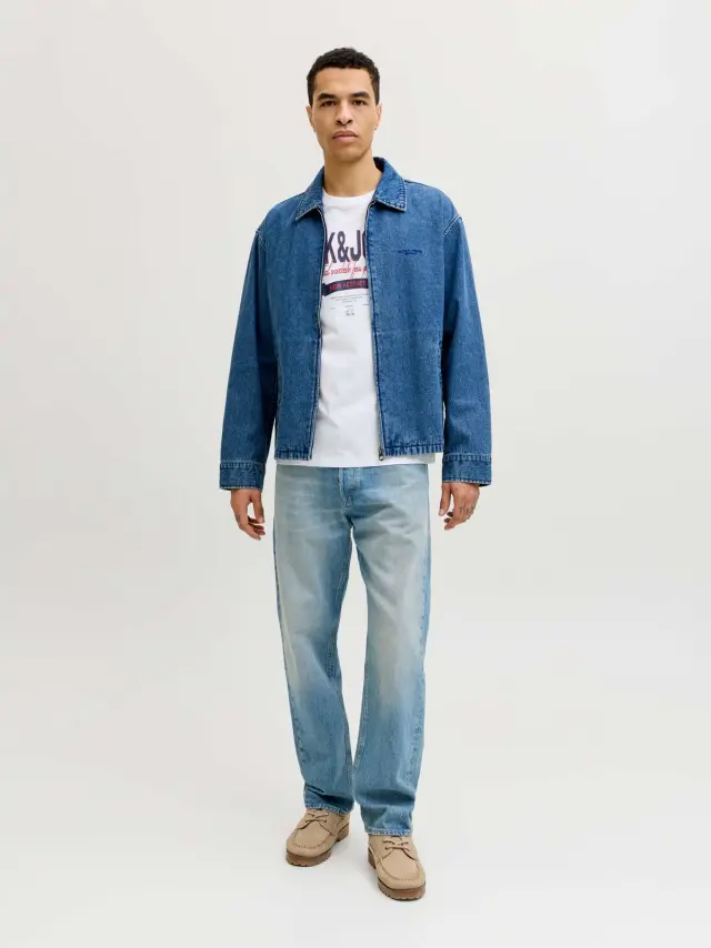 JJELOGO TEE SS O-NECK 2 COL SS26 SN Bright White 3