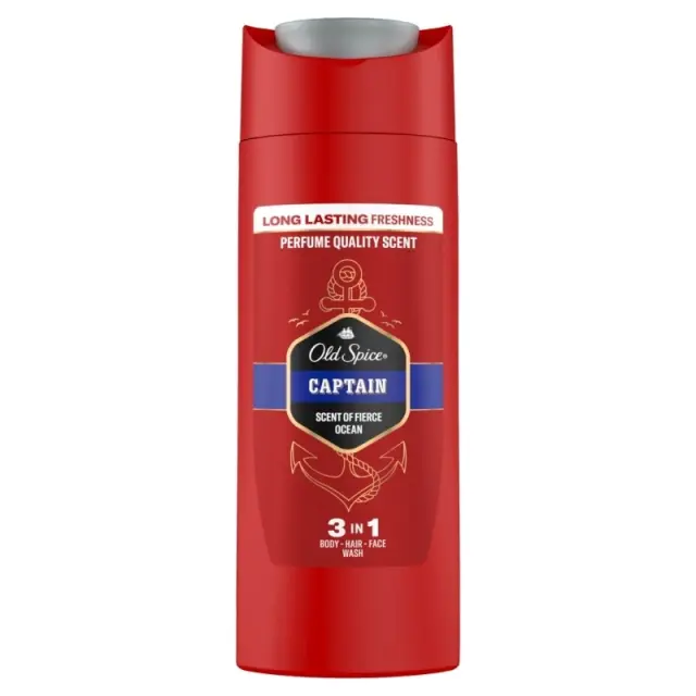 Old Spice Captain Ανδρικό Αφρόλουτρο & Σαμπουάν 90ml
