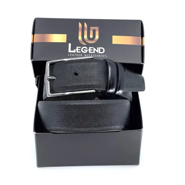 Μαύρη Ζώνη P.U. Leather 3,5 cm 2