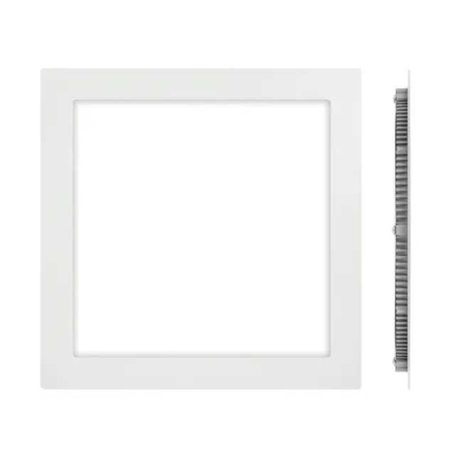 Small square τετράγωνο χωνευτό led panel 24W 6000K 24x24cm λευκό Άσπρο