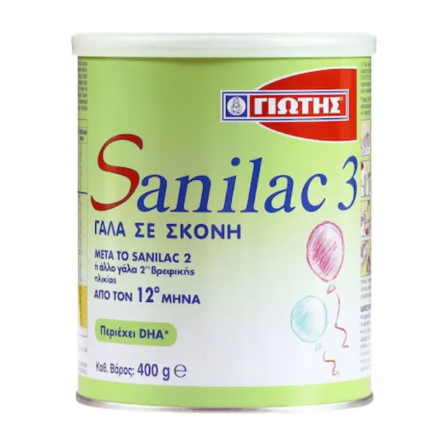 Sanilac 3 Βρεφικό Γάλα σε Σκόνη από 12m+ | 400g