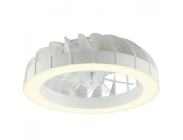 Ανεμιστήρας Οροφής Brilliant Fanora G81080/05 με φωτισμό LED, RGB, τηλεχειριστήριο, διάμετρο 46cm και ισχύ 30W - Λευκό 3