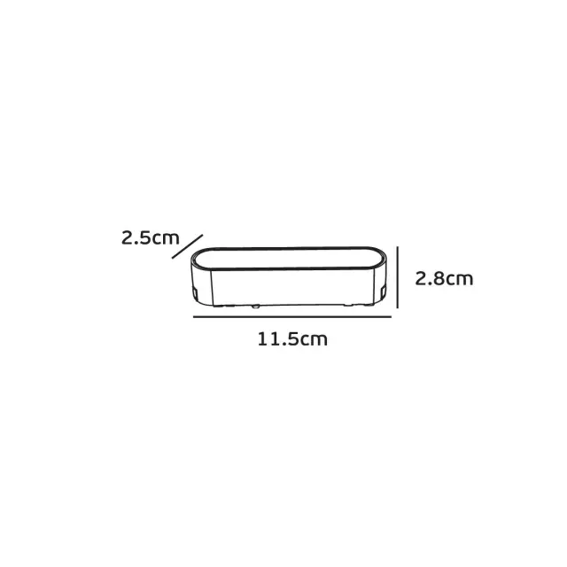 Bisqit Φωτιστικό μαγνητικής ράγας 40V LED 5W 2700K-6000K μαύρο 2