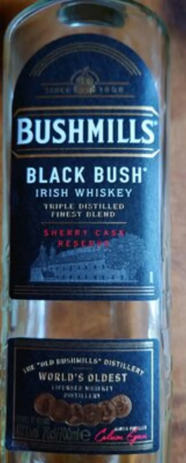 BUSHMILLS BLACK BUSH 700ml