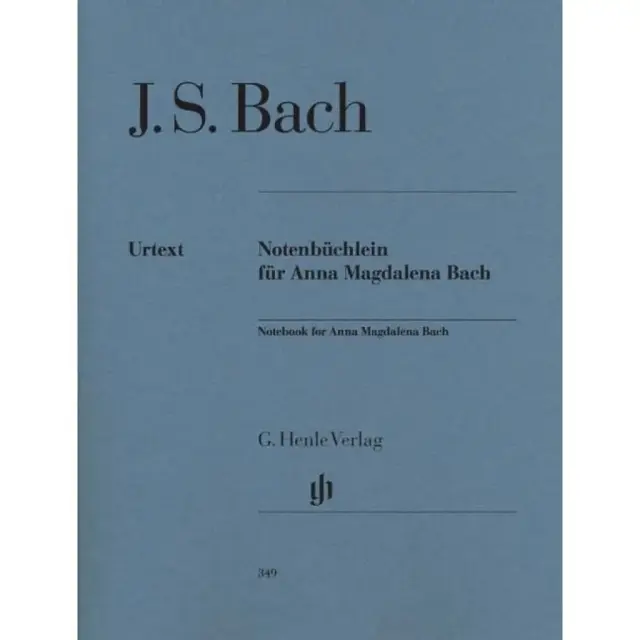 Johann Sebastian Bach - Notebook For Anna Magdalena/ Εκδόσεις Henle Verlag- Urtext