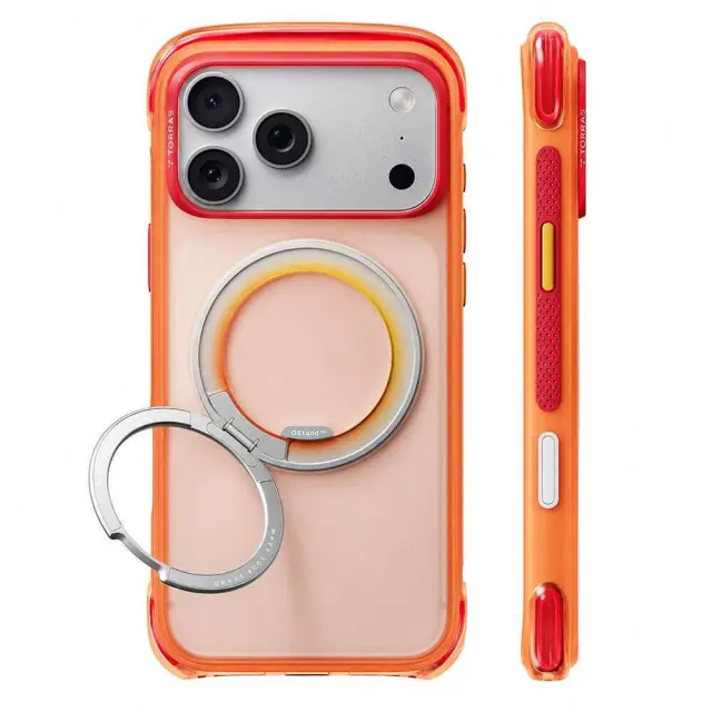 Torras O3 Air Core, prism coral - iPhone 18 Pro