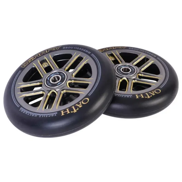 OATH Binary Wheels Titanium Gold 110 3