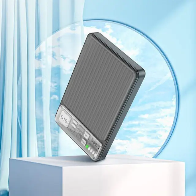 Hoco Q18 MagSafe Power Bank 10000mAh 22.5W με Θύρα USB-A και Θύρα USB-C Power Delivery Μαύρο 2