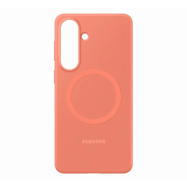 EF-ES947COE Samsung Silicone Magnet Cover for Galaxy S26+ Coral Red