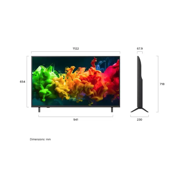 ΤΗΛΕΟΡΑΣΗ 50'' QNED 50QNED8MB6C Mini LED evo AI LG 2