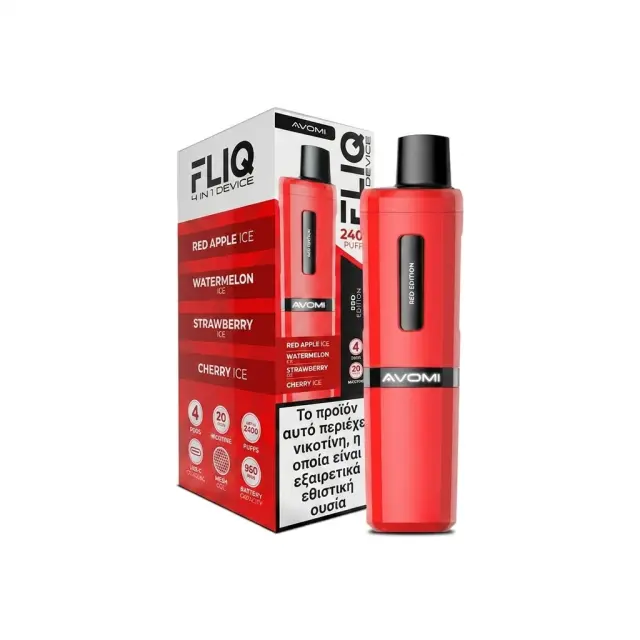 AVOMI FLIQ Red Edition 4x2ml 20mg