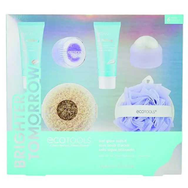 EcoTools Just Glow With It Whole Body Wellness Kit Set 6pc