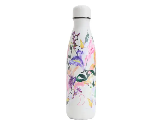 Μπουκάλι Θερμός Original Floral Chilly's με χωρητικότητα 500ml και διατήρηση θερμοκρασίας 12h ζεστό / 24h κρύο - Grandiflora