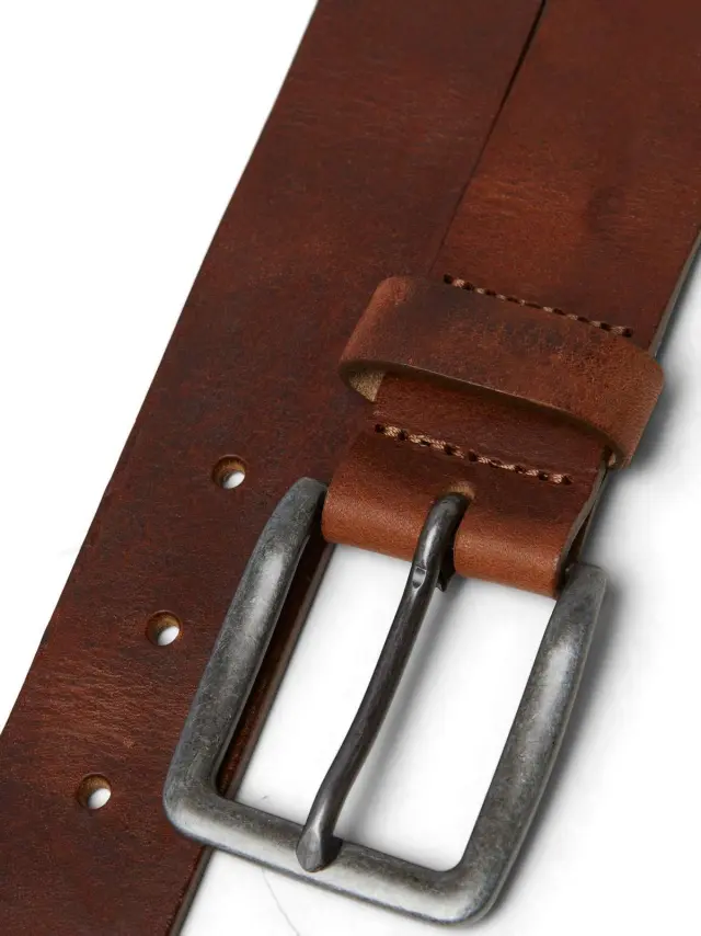JACVICTOR LEATHER BELT NOOS Mocha Bisque 3