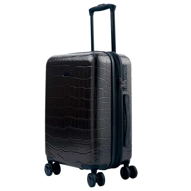 Βαλίτσα Καμπίνας 55x37x22 Με Κλειδαριά Premium Greenwich Polo Club 7502 Black PC/ABS 2