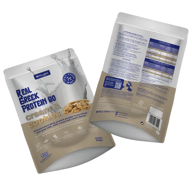 Αιγοπρόβεια Πρωτεΐνη Whey με γεύση Cookies & Cream 500g 3