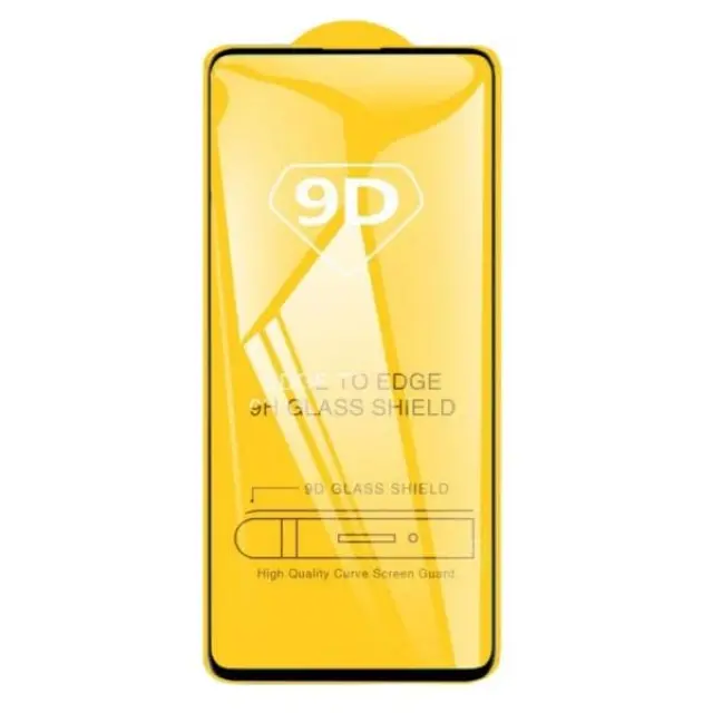 Αντιχαρακτικό Τζάμι Προστασίας Full Cover Full Glue για Samsung Galaxy A71/Note 10 Lite- Black OEM