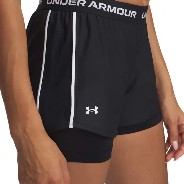 Under Armour Women's Tech Play Up 2in1 Shorts Μαύρο 1389895-001 (Under Armour) 3