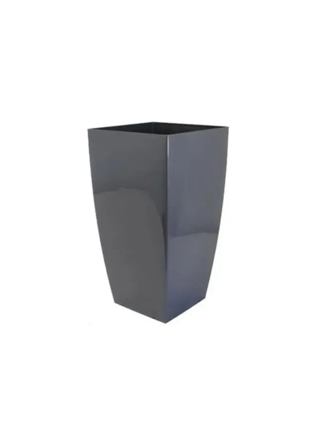 Plastona tetra brillante γλάστρα 65lt - 36x36x66cm Ανθρακίτης-A / 103532