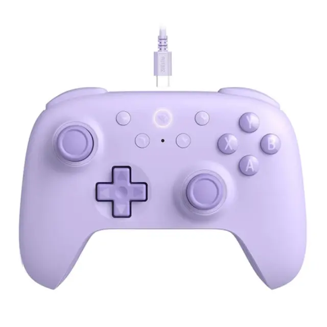 8BitDo Ultimate 2C Ενσυρματο Wired Controller για Windows PC + Android με Hall Effect Μοχλούς, Hall Triggers και Rumble Vibration Purple