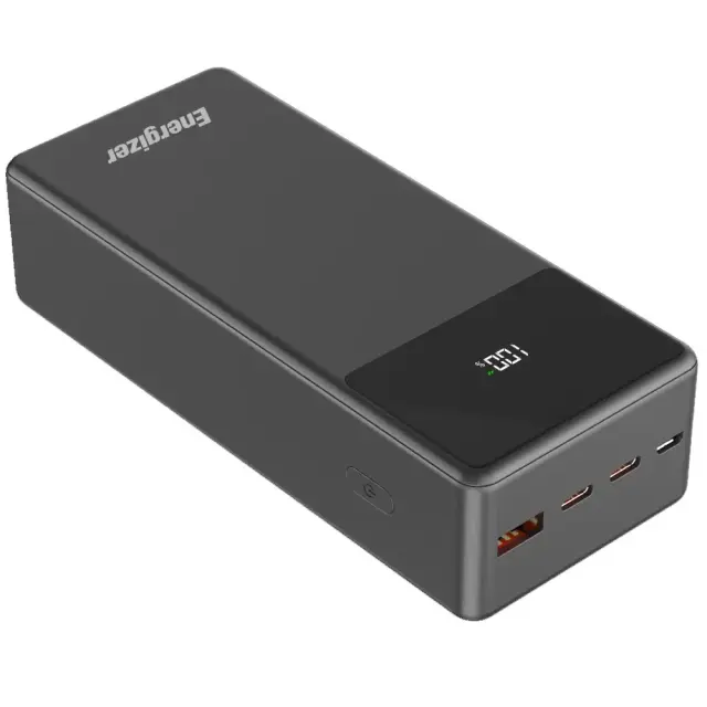 Power Bank Energizer UE27062PQ 27000mAh PD65W Fast Charge με 2xUSB-C 1xUSB-A 1xMicroUSB και LED Ένδειξη Μπαταρίας Μαύρο 2