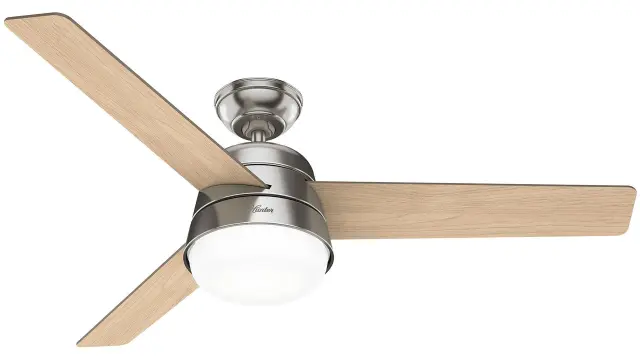 Hunter Finley 132 Brushed Nickel - Ανεμιστήρας Οροφής με Φωτιστικό 2