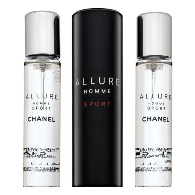 Chanel Allure Homme Sport - Refillable Eau de Toilette for men 3 x 20 ml