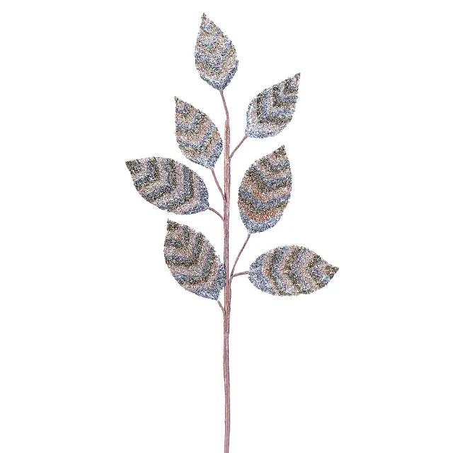 Κλαδί μπεζ με γκλίτερ 63, 5cm Vetur BV 98872