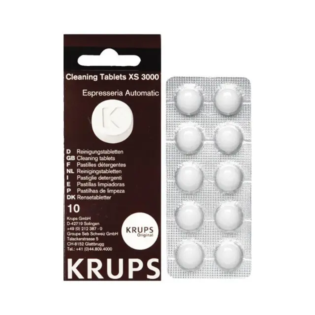 Krups XS3000 Καθαριστικό Αφαλάτωσης Καφετιέρας Καφετιέρας 10τμχ