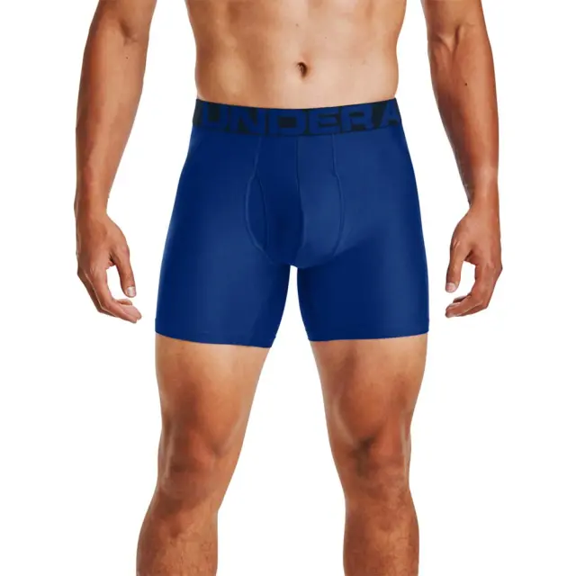 Under Armour Men's Tech 6inches 2 Pack Underwear Μπλε 1363619-400 (Under Armour) - Small