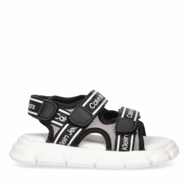 Calvin Klein Jeans V3B2-80149 Velcro Sandal Black/White - 36