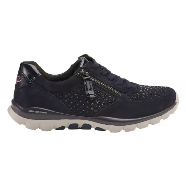 Gabor Sneakers Γυναικείο δέρμα Nubuck Μπλέ GAB/76968 86-PAZIFIK - 36