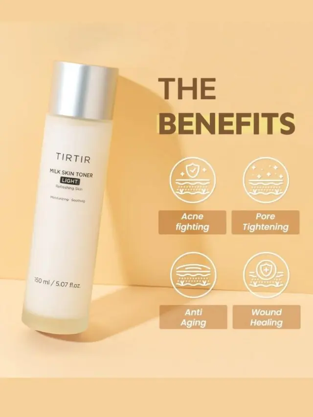 Tirtir Milk Skin Toner Light- Τονωτική λοσιόν με ρύζι για λάμψη 3