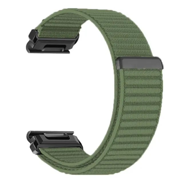 Nylon Λουράκι για Garmin Fenix 5/6/6 Pro/7/8/9 (47mm)-Spruce Green OEM 2