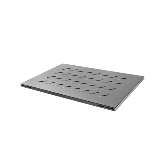 Lanberg 19" Fixed Shelf for Open Rack 1000mm 1U 480.5X780mm Max Load Capacity 120KG Black (AK-1016-B)