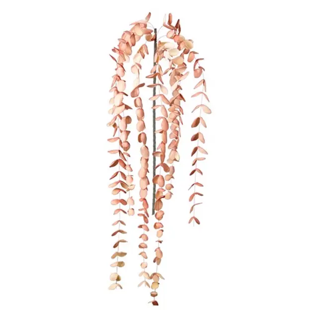 Κλαδί ευκάλυπτος κρεμαστό σκούρο ροζ 140cm Eurolamp 816-20110