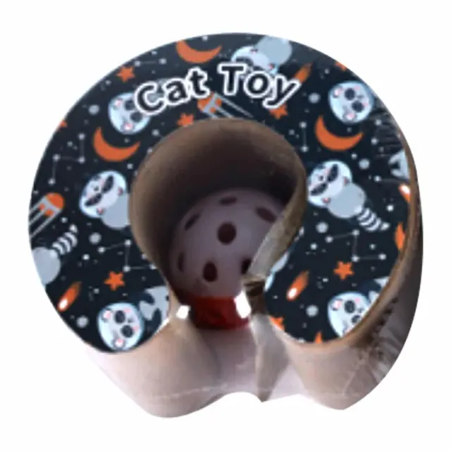 Μαγικό Round Cat Scratcher - ΜΑΥΡΟ