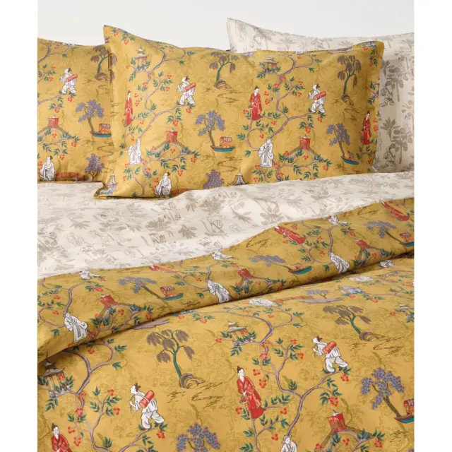 Πάπλωμα Υπέρδιπλο Kentia Ugetsu 41 Mustard- Grey- Green- Red- White 220x240 2