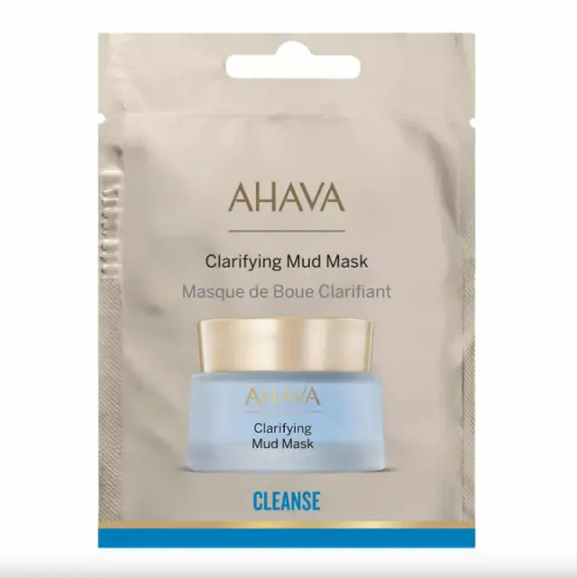 AHAVA Mineral Mud Clearing Facial Treatment Mask, Μάσκα Προσώπου Απομάκρυνσης Των Ατελειών & Καθαρισμό, 6ml