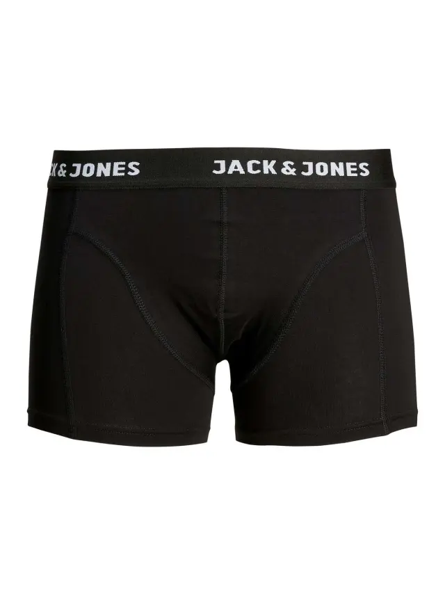 JACANTHONY TRUNKS 3 PACK BLACK Black 3