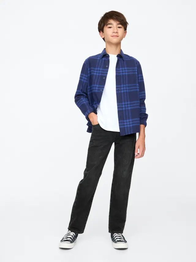 Μαύρο Παιδικό Original Straight Pull-On Τζιν Παντελόνι Black wash