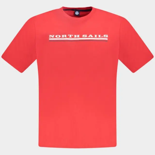 Αντρικό T-shirt North Sails 996020000_RO0230 Κοκκινο - 2XL